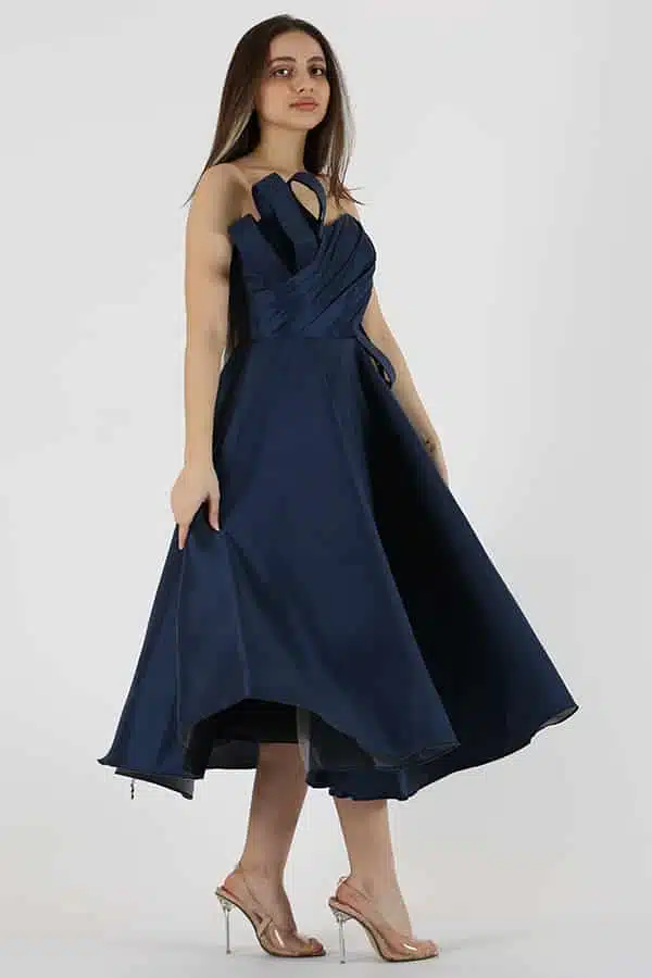 9Q7A0170.Jpg فستان قصيرة بكسرات انيقة