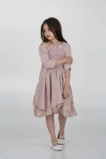 ⁦جلابية بناتي انيق قطعتين⁩ - الصورة ⁦3⁩