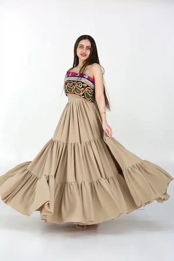 جلابية خليجية نسائي طويلة بكلفة هندي