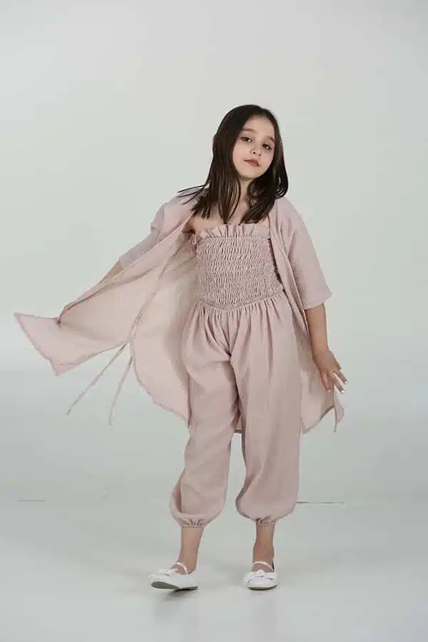 جمبسوت بناتي انيق بقطعتين