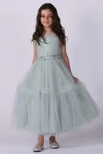 ⁦فستان بناتي من خامة التل الناعم⁩ - الصورة ⁦3⁩