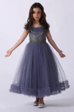 فستان سهرة بناتي تل ناعم