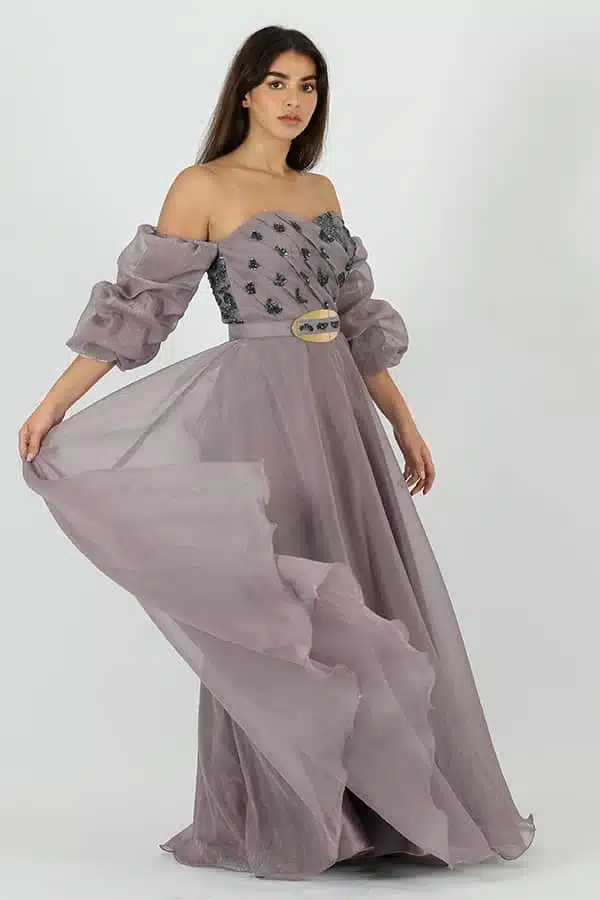 فستان طويل سهرة