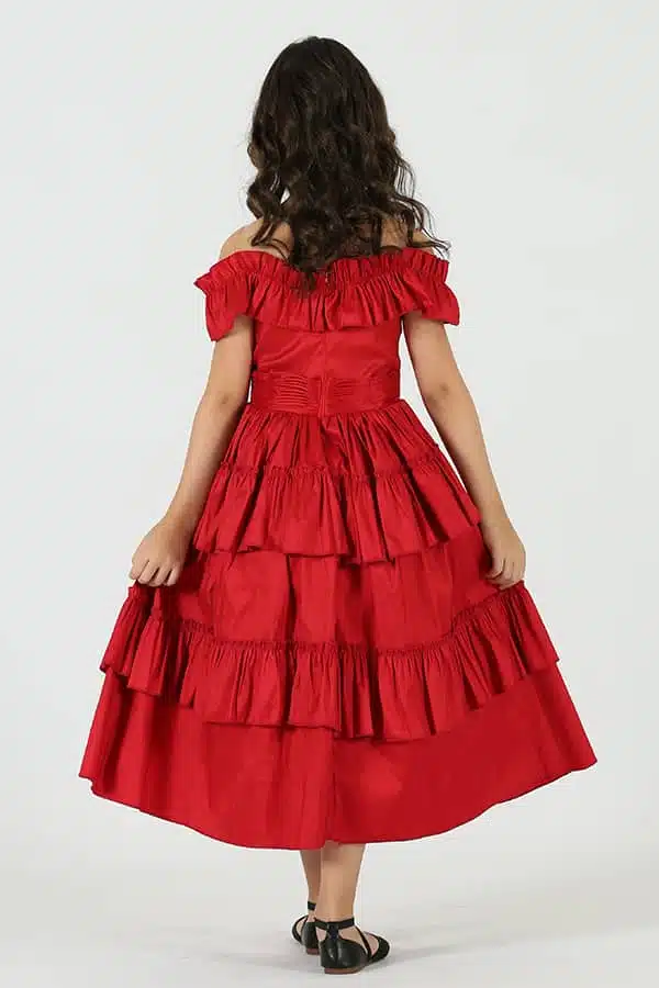 جلابية بناتي مغربي قطعتين – اسود, 46