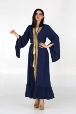 جلابية مغربي بأكمام طويلة