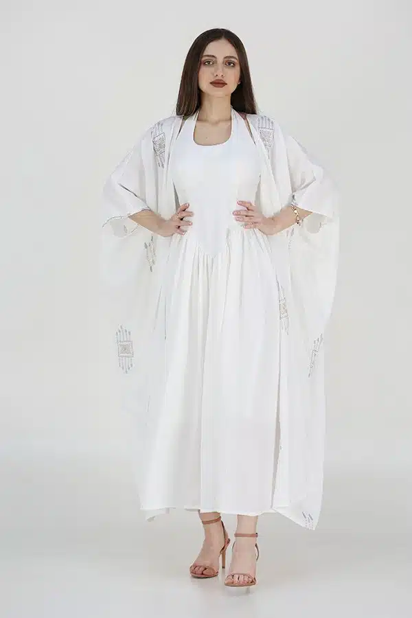 جلابية نسائي قطعتين انيقة