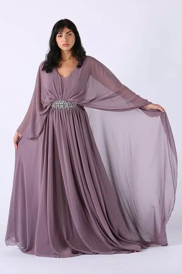 فستان سهرة شيفون