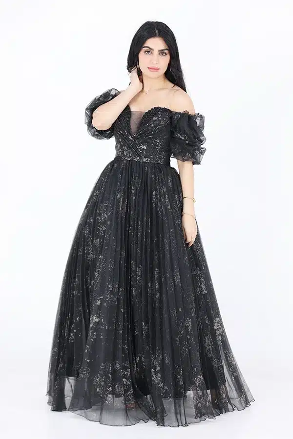 فستان سهره مطرز الصدر