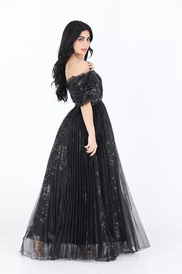 فستان سهره مطرز الصدر