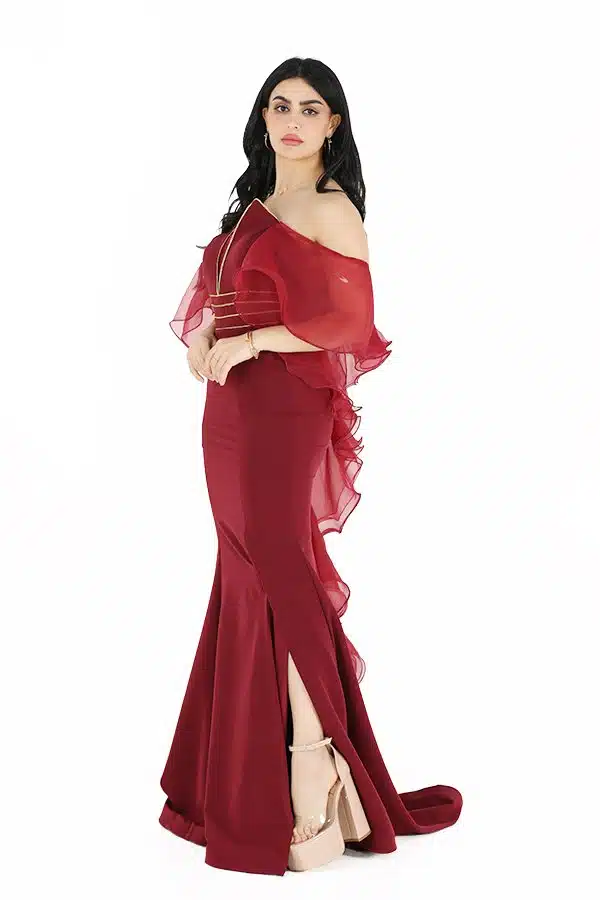 فستان بناتي توب بريش بالصدر