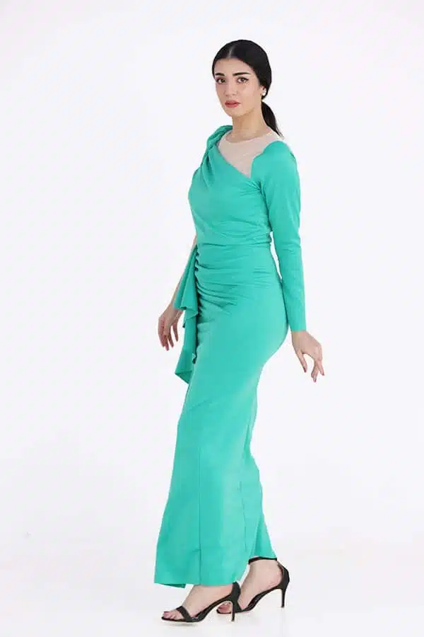 فستان سهره إسترتش كم واحد