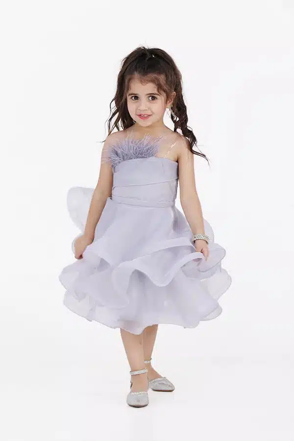 فستان سهرة مموج