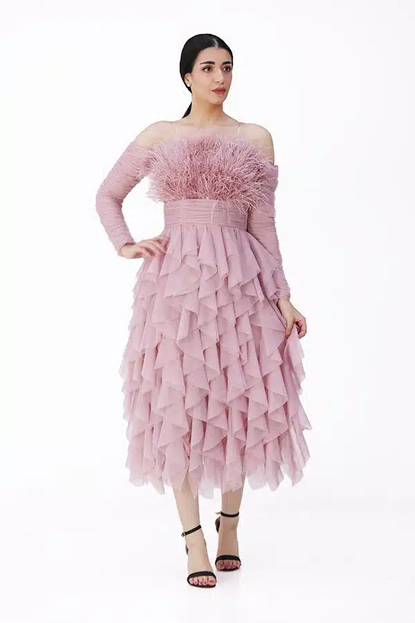 فستان ميدي روعة تل