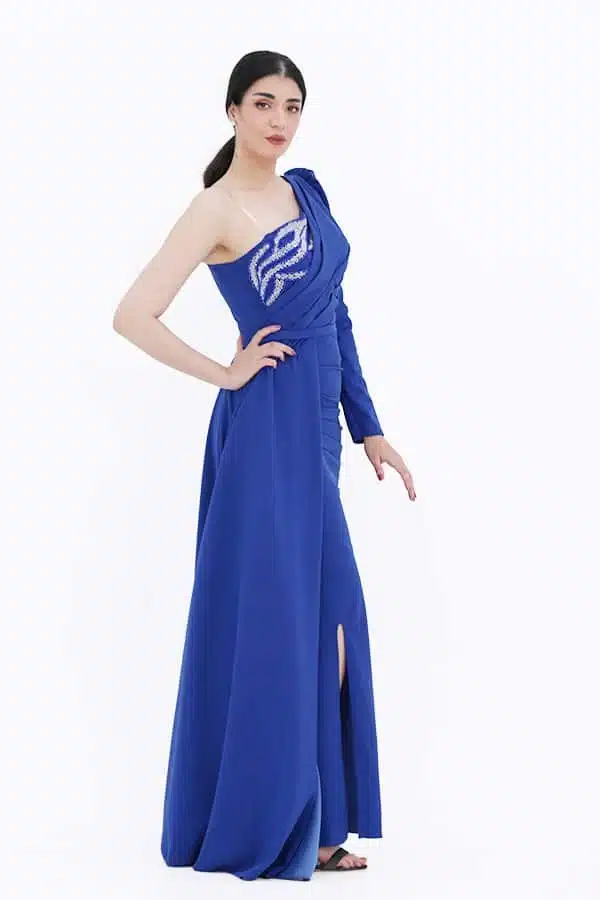 ⁦فستان سهرة كتف واحد⁩ - الصورة ⁦3⁩