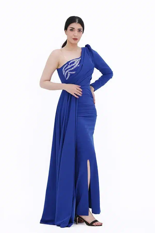 ⁦فستان سهرة كتف واحد⁩ - الصورة ⁦2⁩