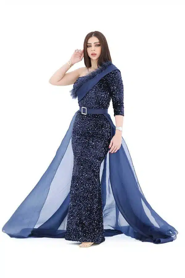 فستان ترتر قطيفة فستان ترتر قطيفة