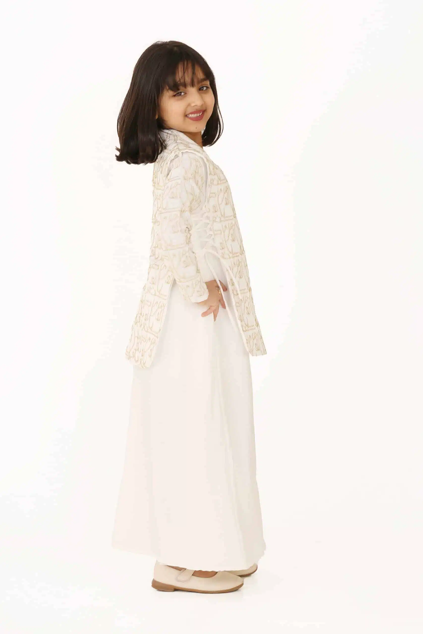 جلابية رمضان بناتي بأحرف ذهبية