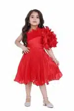 فستان احمر بناتي بريش