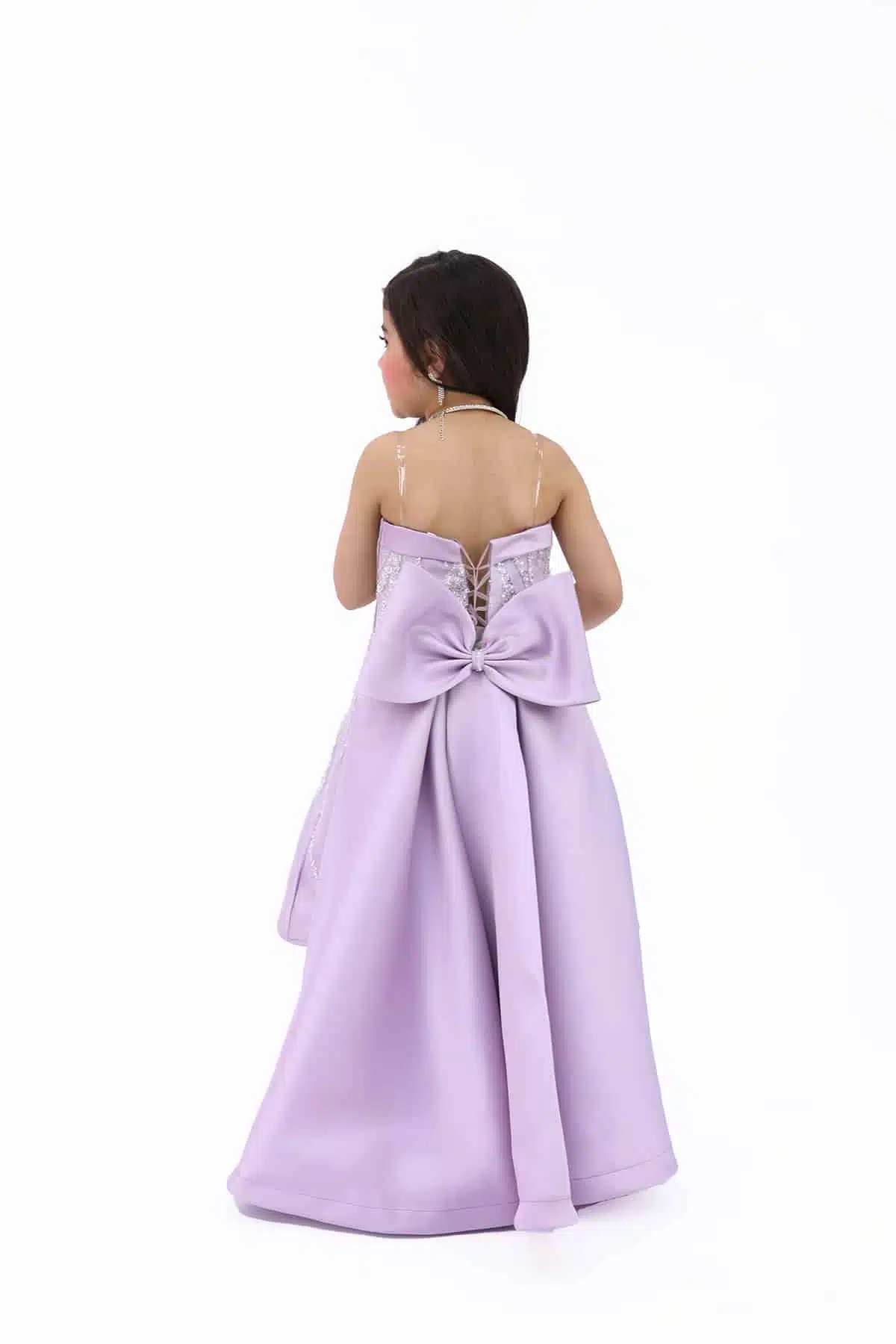 فستان بناتي تطريز يدوي