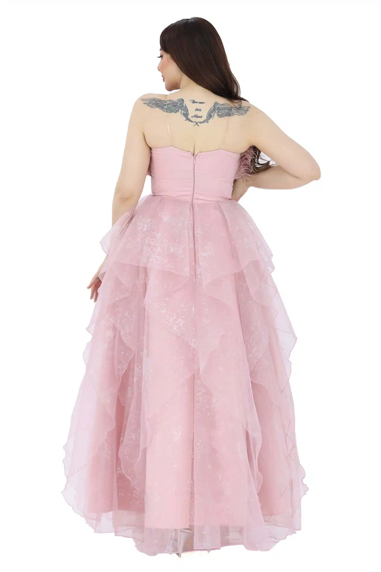 فستان سهرة بريش ناعم