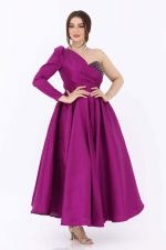 ⁦فستان فوشي بكم انيق⁩ - الصورة ⁦4⁩