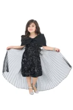 فستان شتوي بناتي اوف شولدر