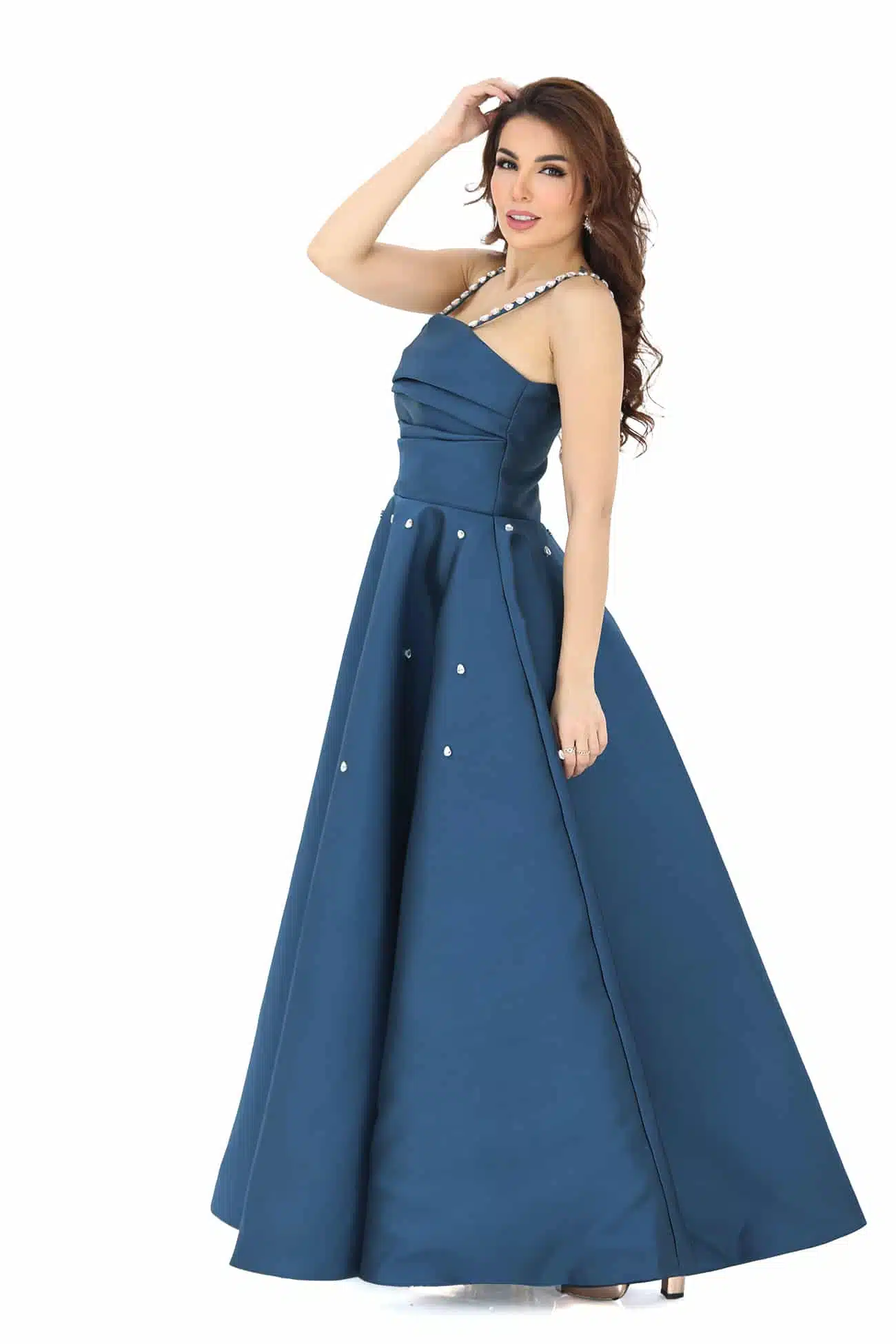 فستان سهرة تب فاخر