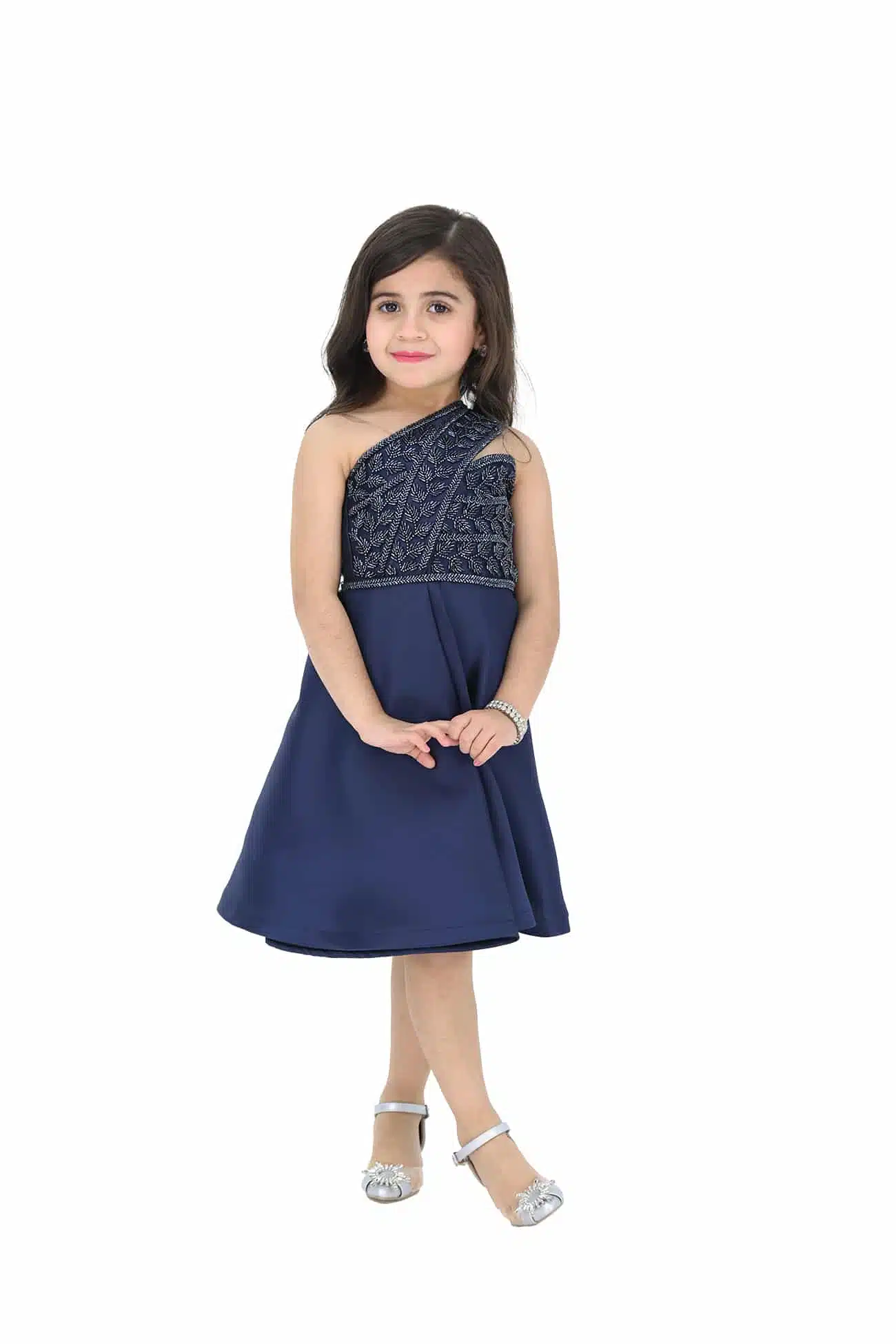 فستان بناتي كحلي فخم فستان بناتي كحلي فخم