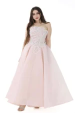 فستان سهره تب تطريز بالصدر