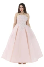 فستان سهره تب تطريز بالصدر