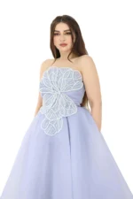 فستان سهره تب تطريز بالصدر