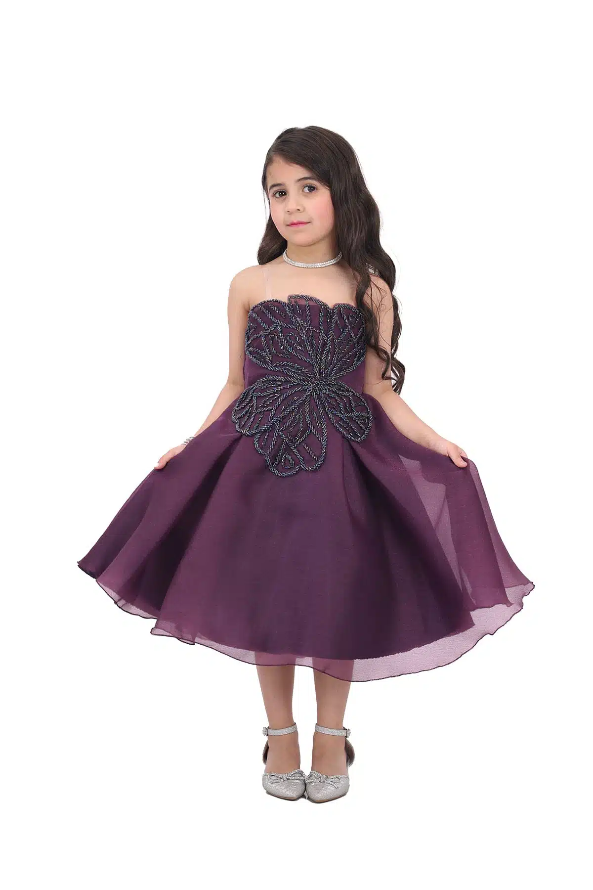 فستان بناتي تب تطريز فستان بناتي تب تطريز