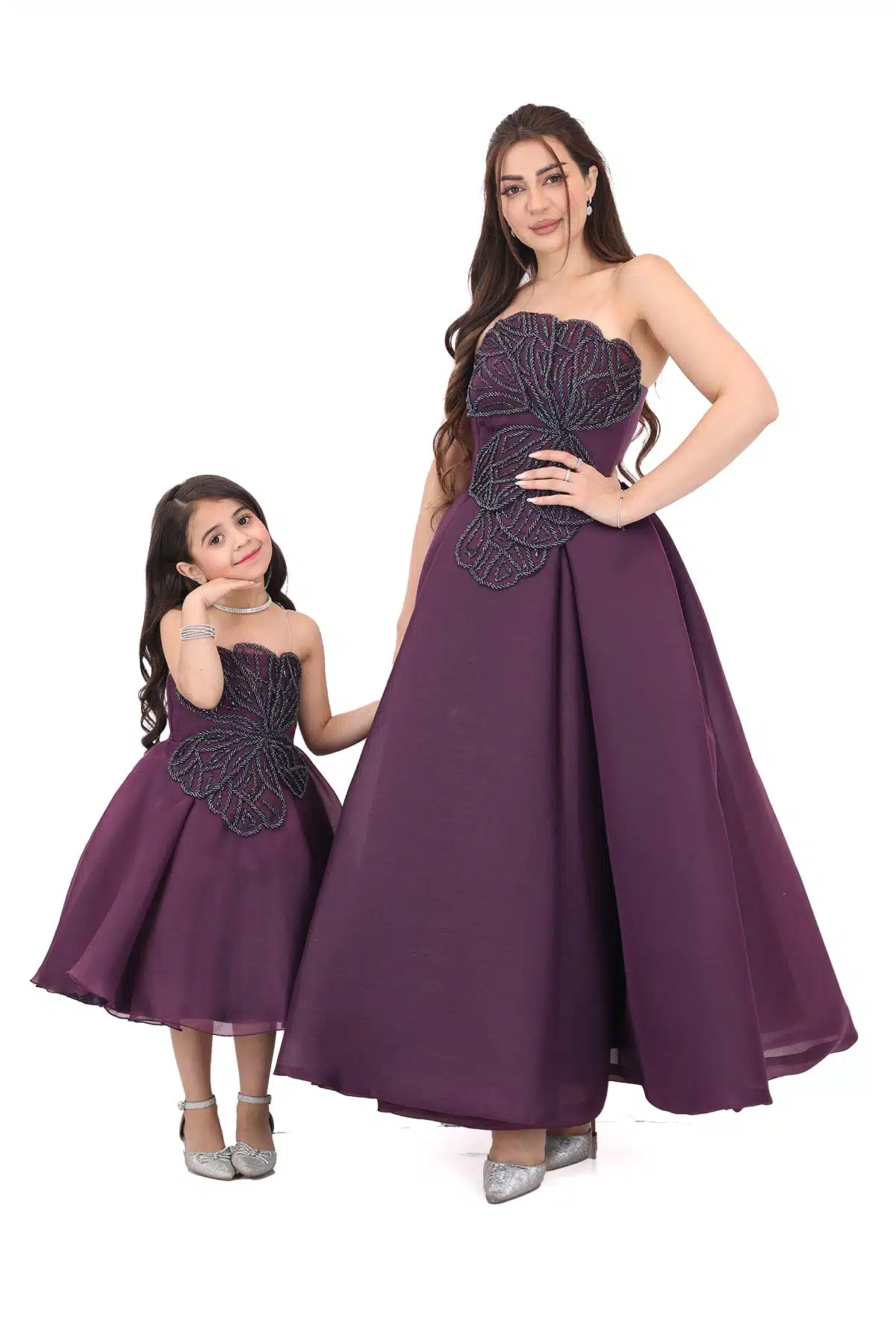 فستان سهره تب تطريز بالصدر