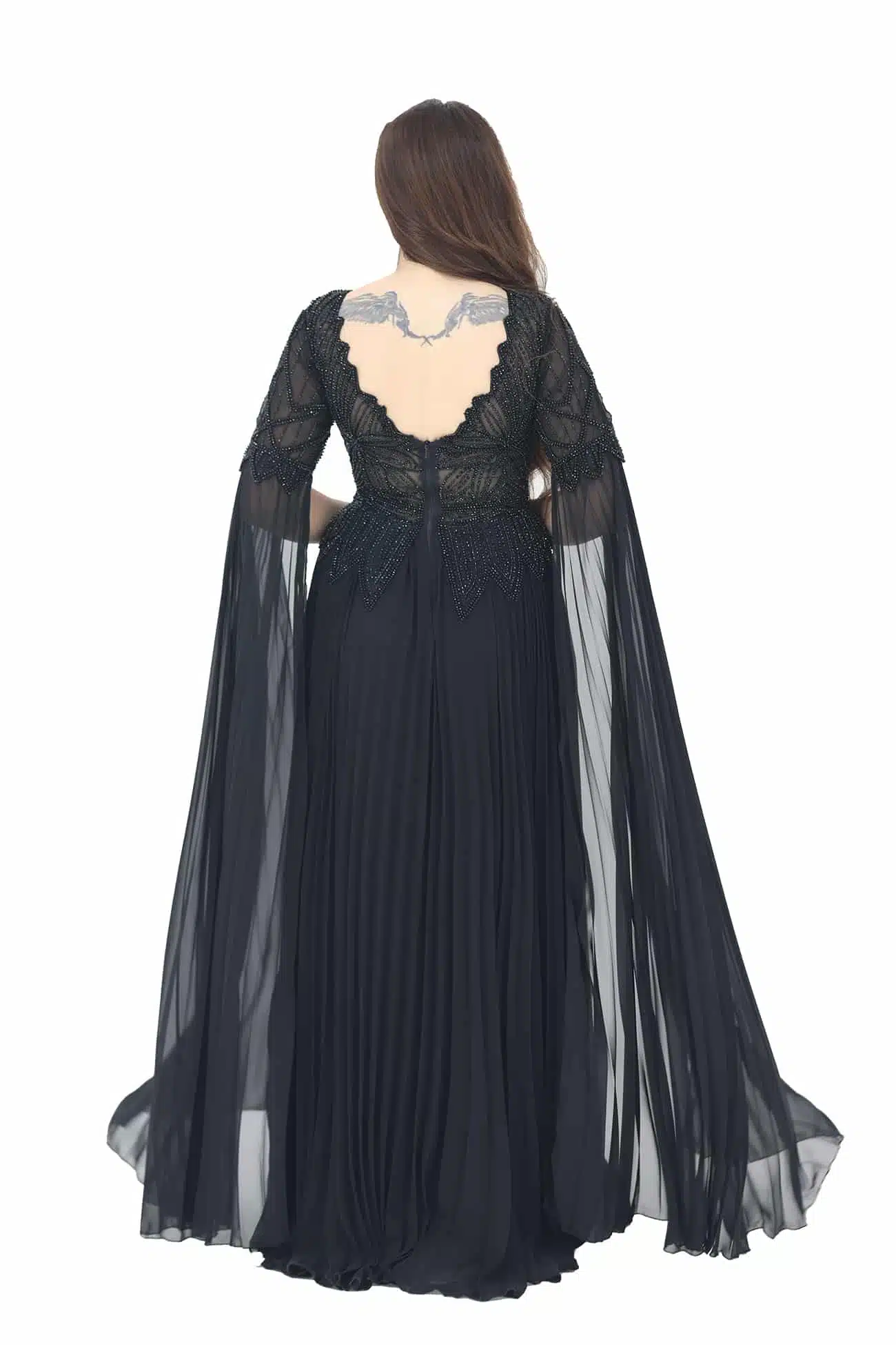 فستان سهره فخم شيفون