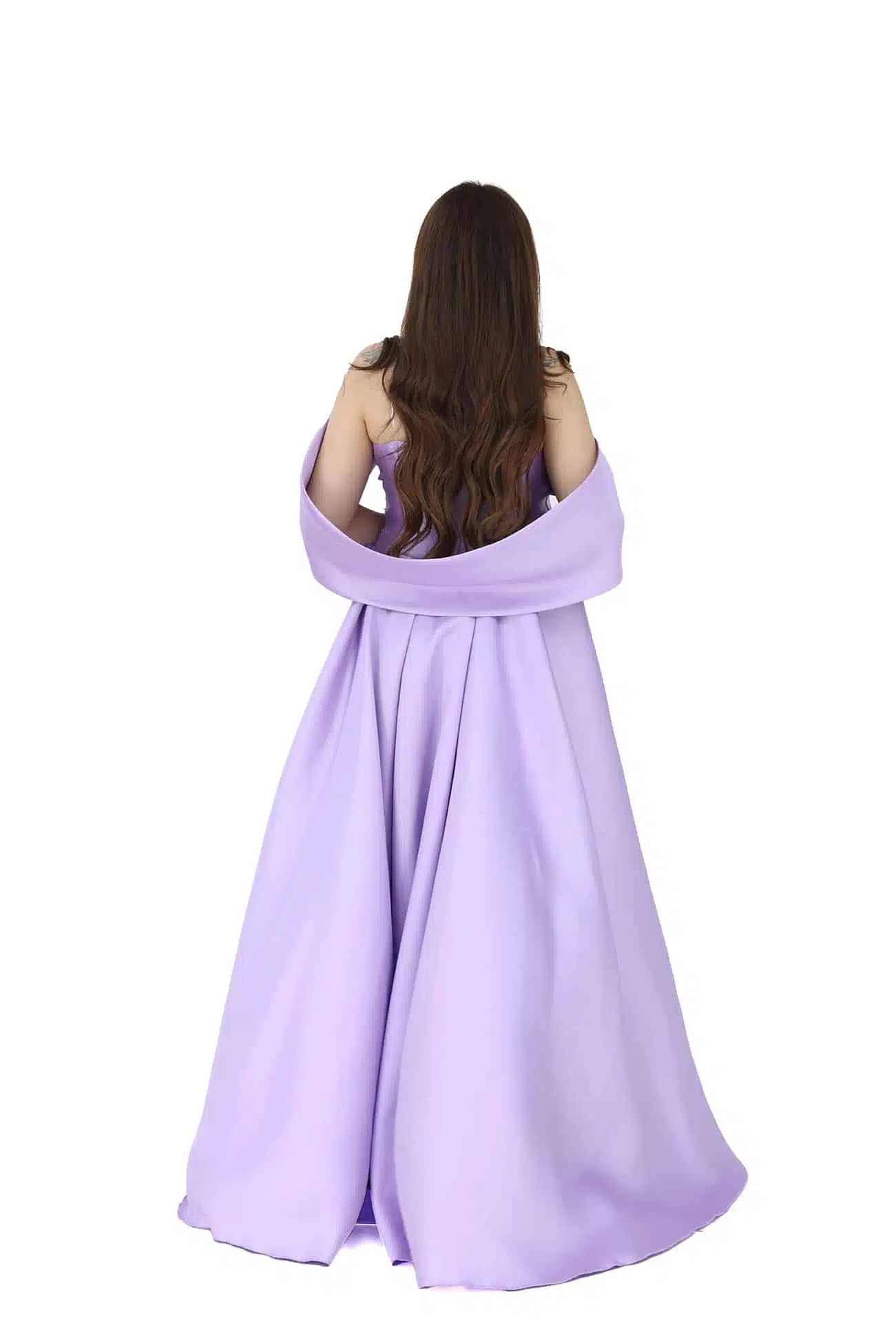 فستان سهرة فاخر بورد بالصدر