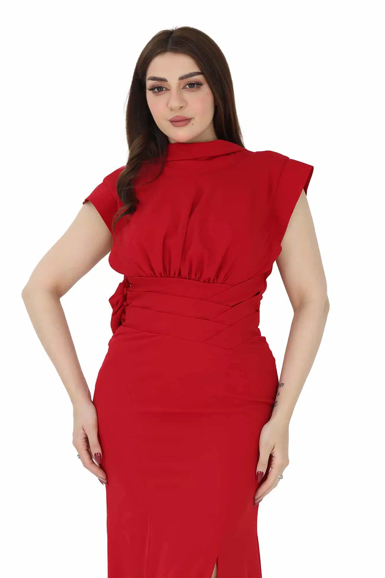 فستان ناعم كت نيلي