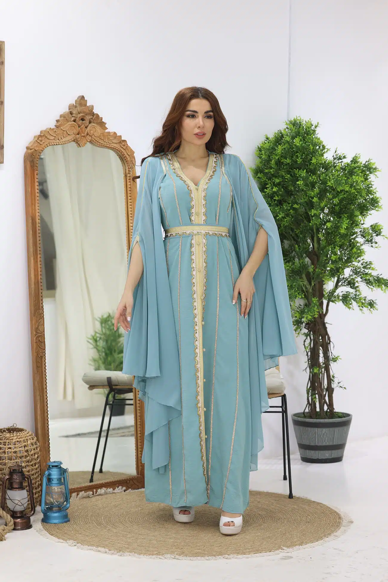 جلابية العيد باكمام وسيعة