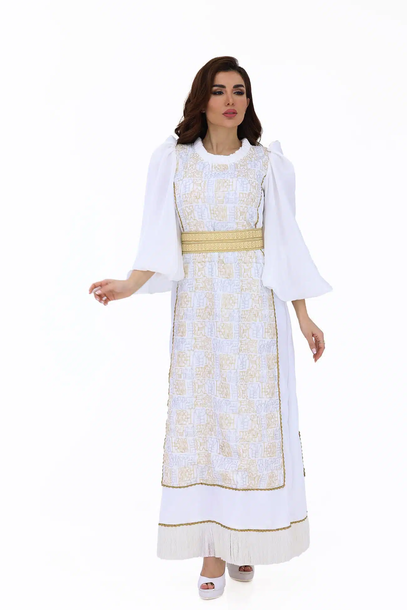 جلابية رمضاني بأكمام مميزه