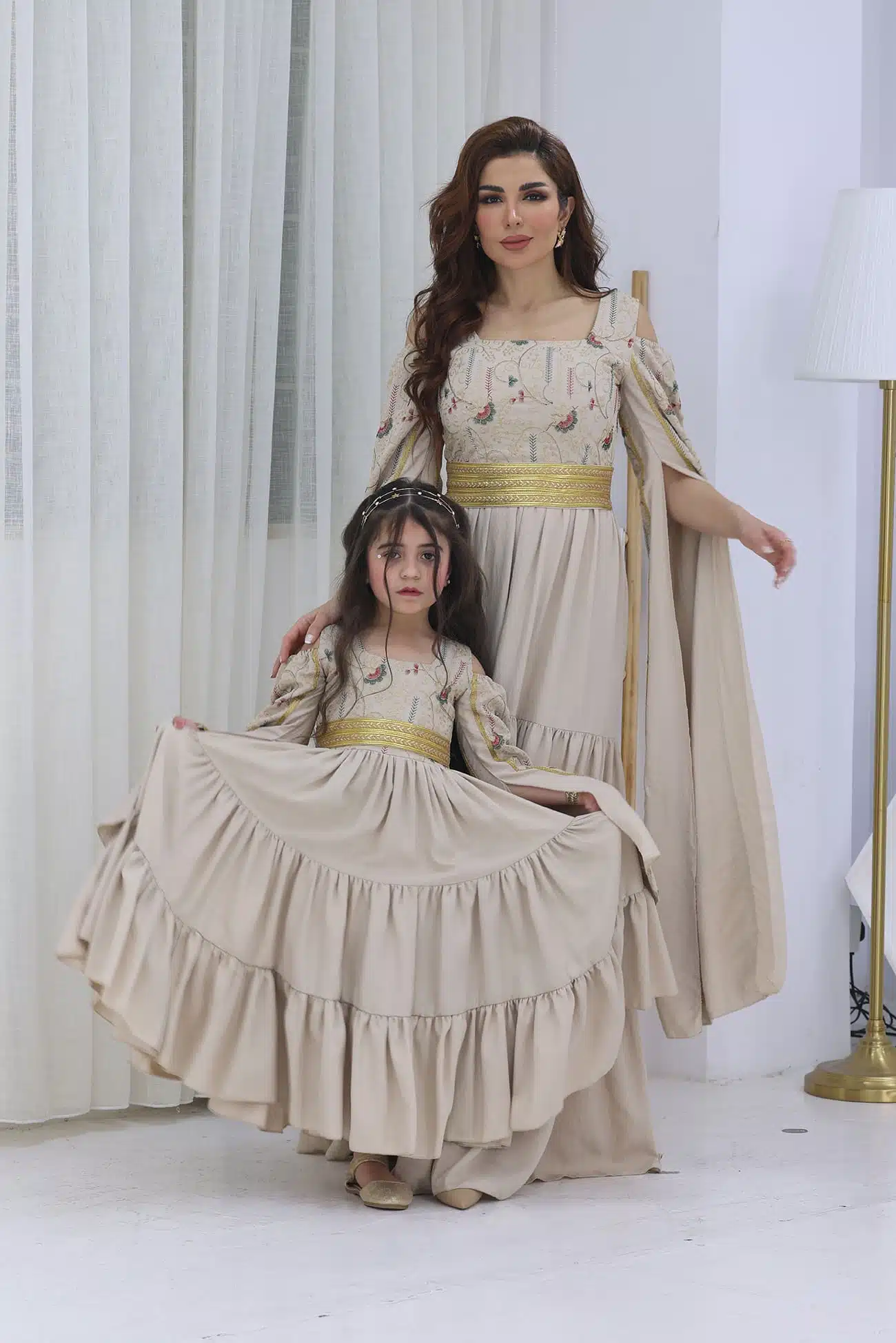 جلابية رمضانية بناتي بكسرات انيقة