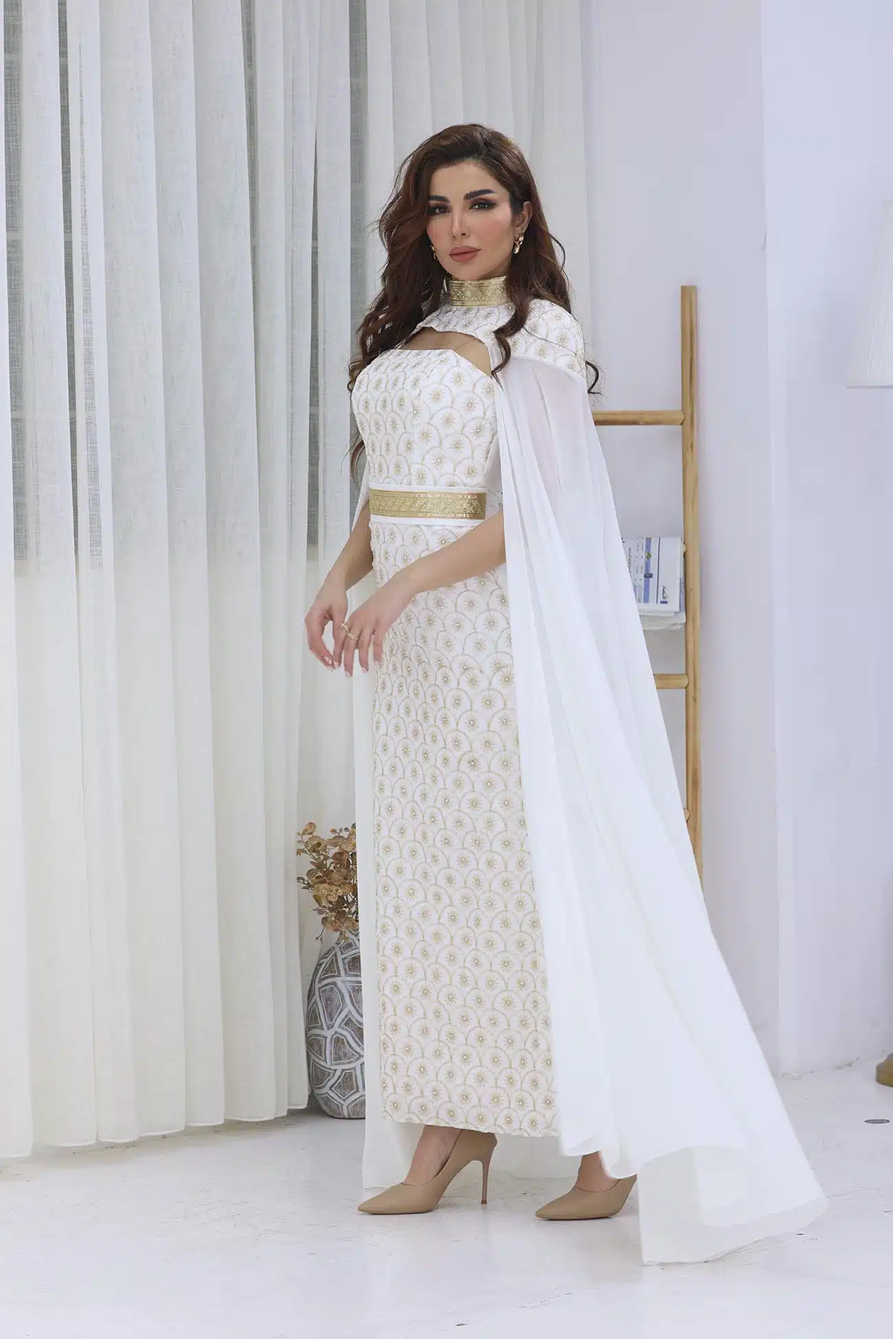 جلابية مغربية قطعتين مطرزه جلابية مغربية قطعتين مطرزه