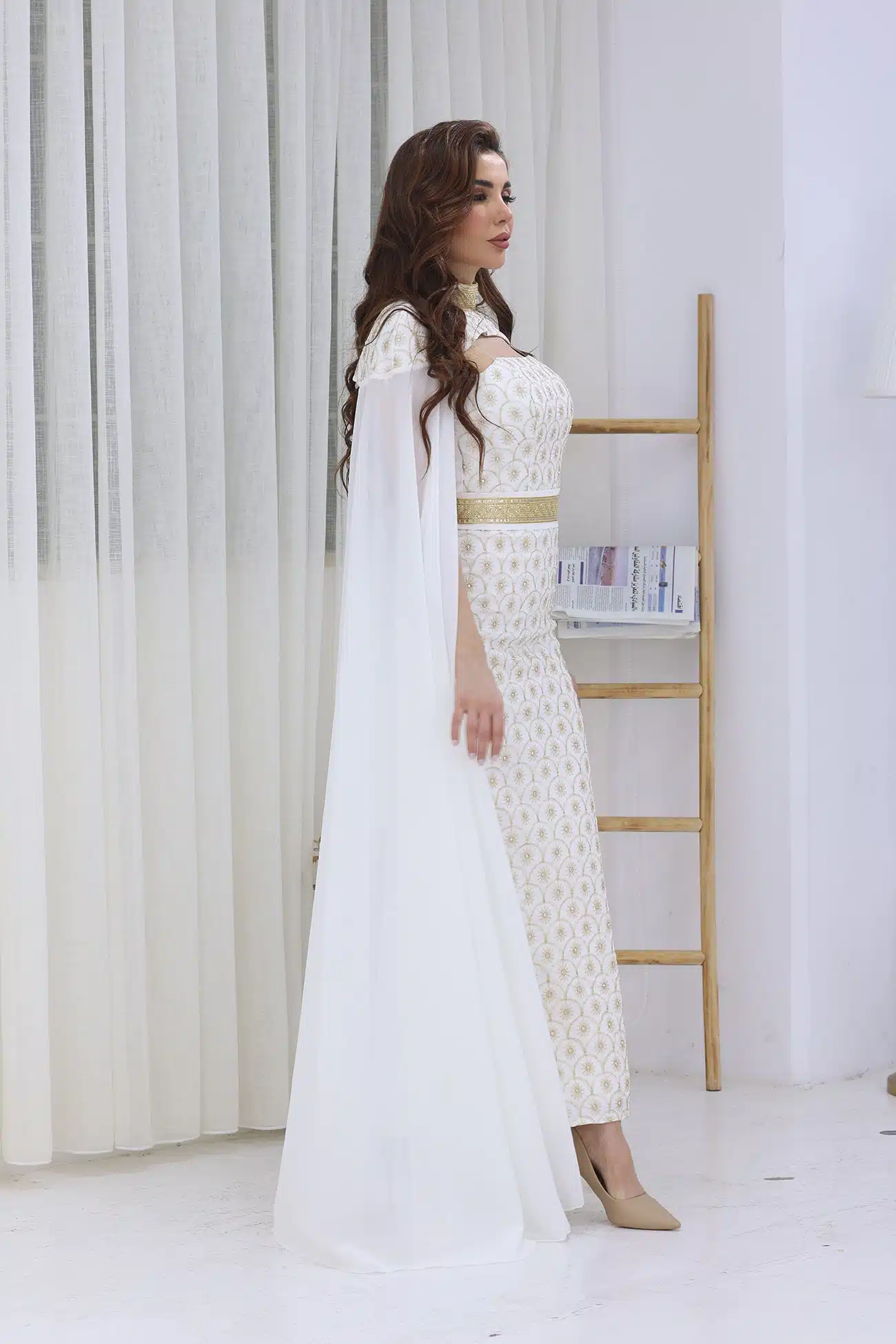 جلابية مغربية قطعتين مطرزه جلابية مغربية قطعتين مطرزه