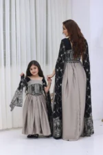 جلابية مغربية بتطريز فاخر