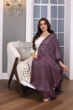 جلابيه رمضانيه بشال جانبي