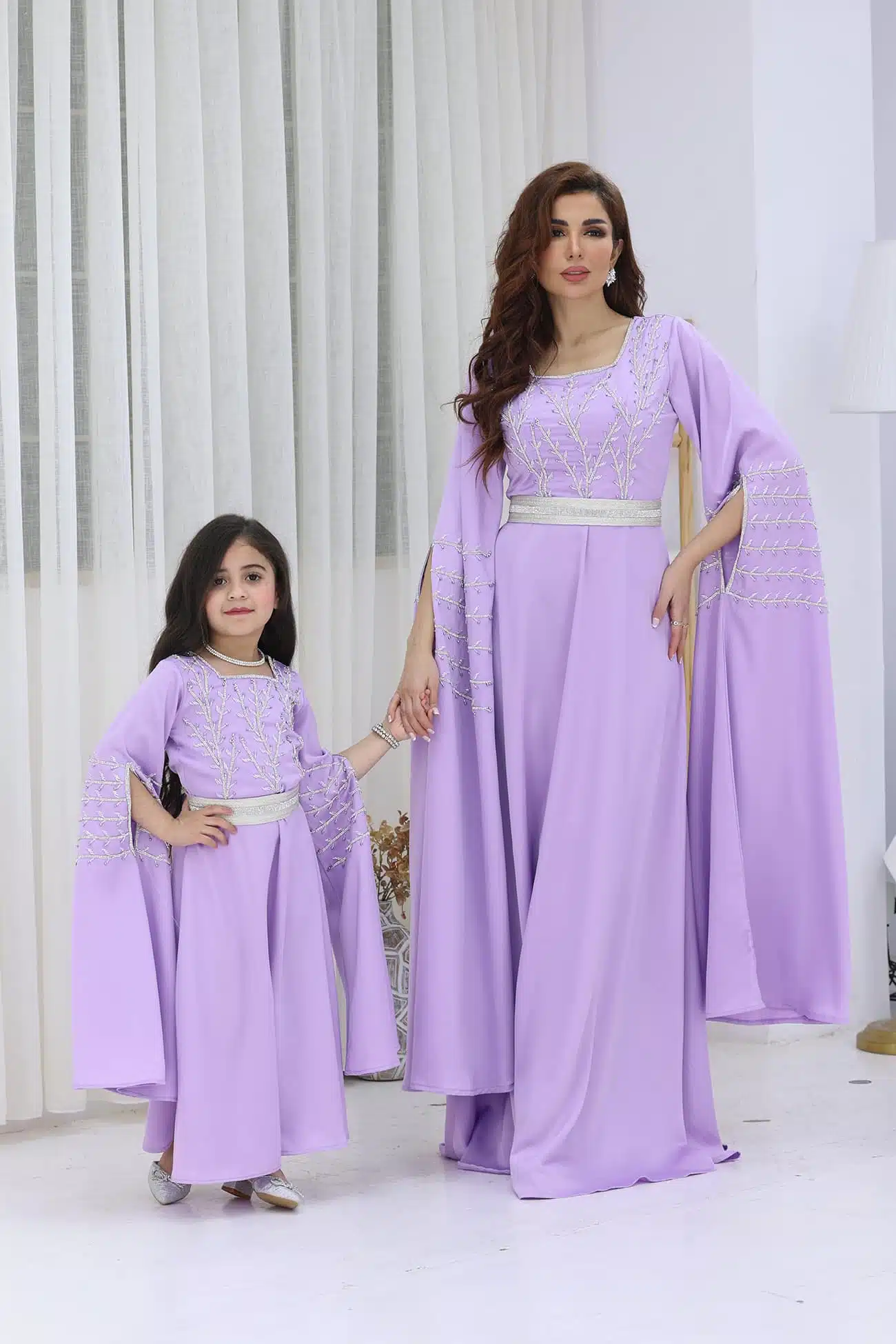 جلابية العيد بناتي ناعمة أنيقة