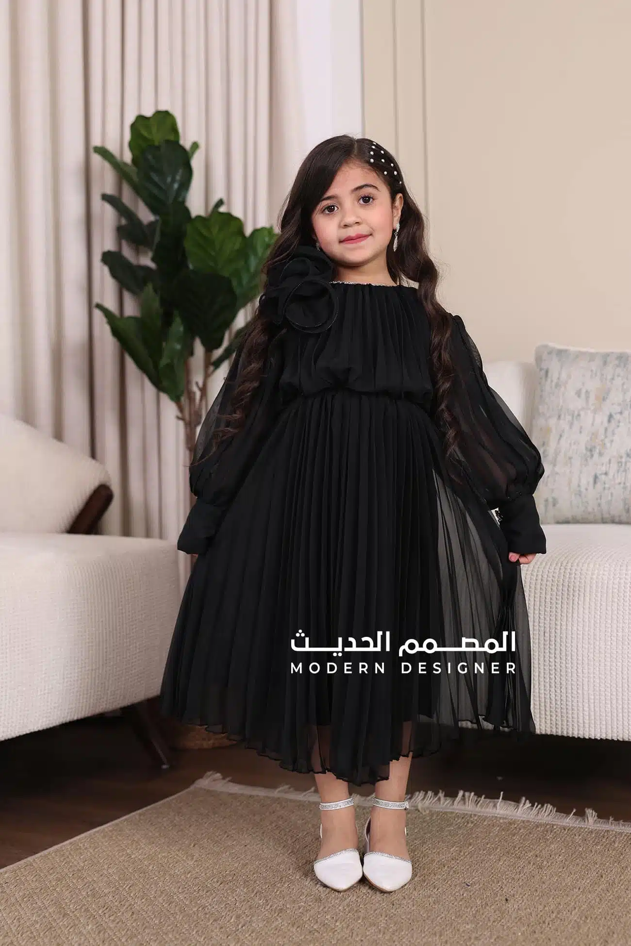 فستان بناتي ناعم بتصميم فاخر فستان بناتي ناعم بتصميم فاخر