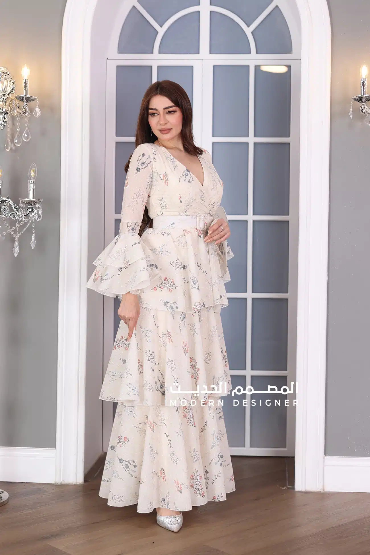 فستان مشجر انيق طبقات