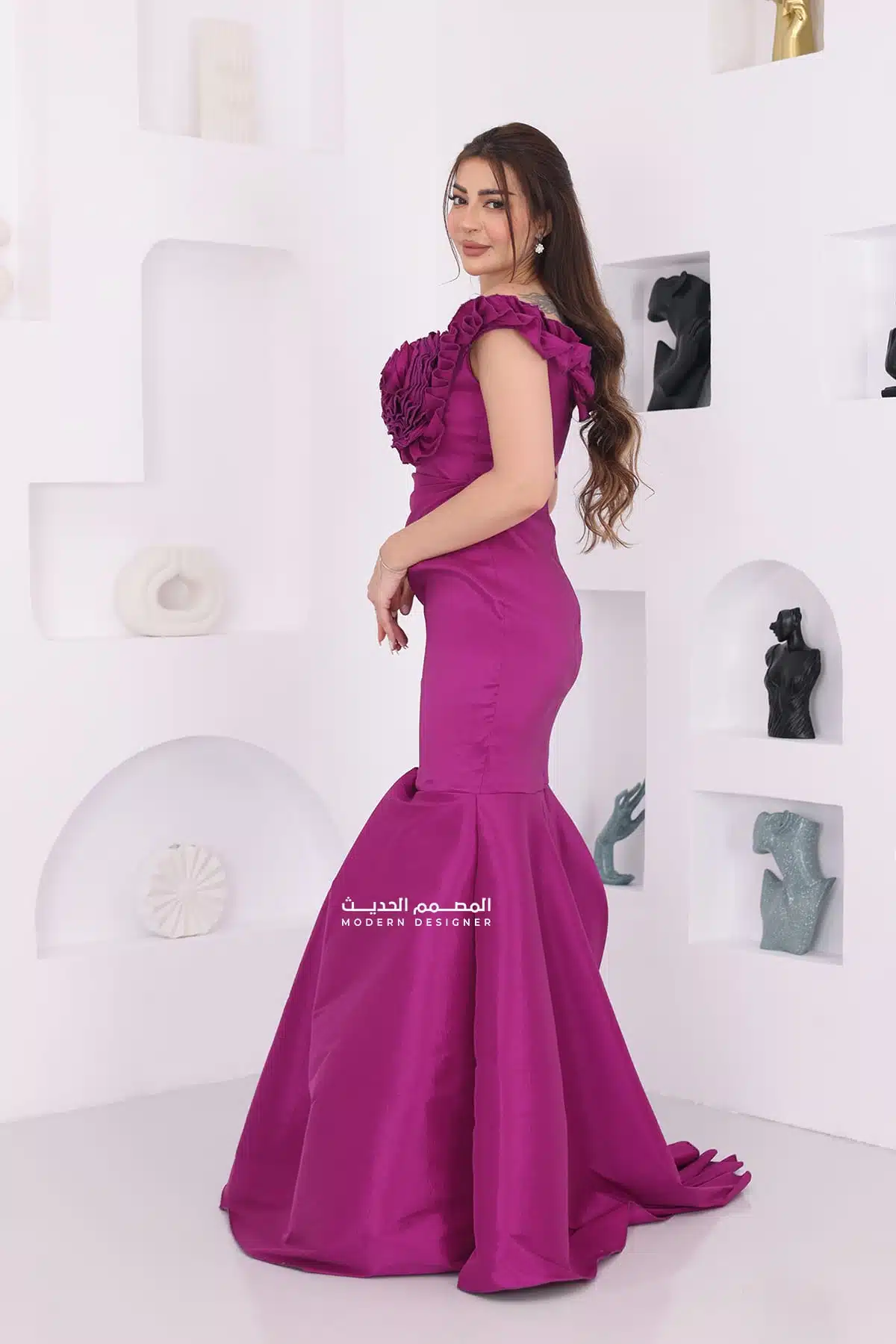 فستان سهرة راقي أنيق فستان سهرة راقي أنيق
