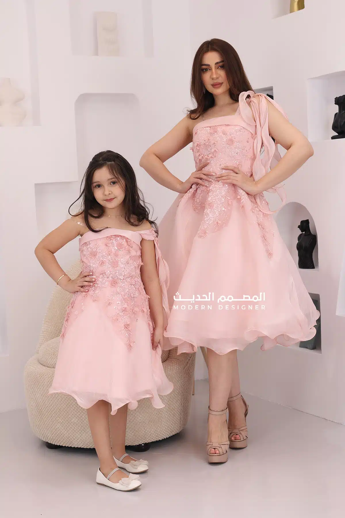 فستان بناتي بتطريز فخم على الصدر فستان بناتي بتطريز فخم على الصدر