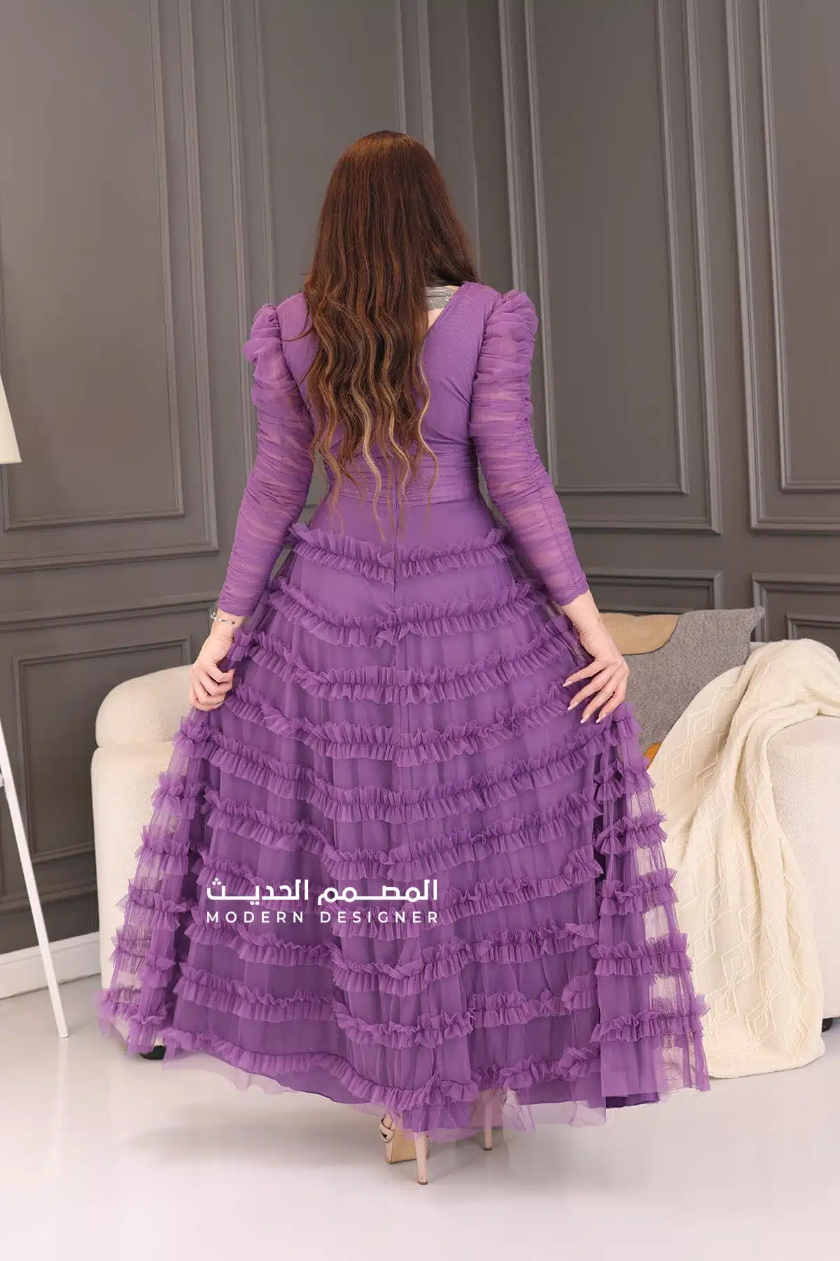 فستان سهرة طويل راقي