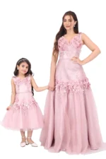 فستان بناتي راقي بورد بارز